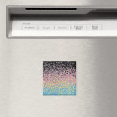 Trippy Funky pixated Polygender Prilag Magnet (In Situ (Geschirrspüler))