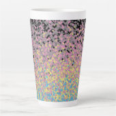 Trippy Funky pixated Polygender Prilag Milchtasse (Vorderseite)