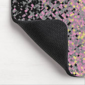 Trippy Funky pixated Polygender Prilag Mousepad (Ecke)