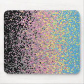 Trippy Funky pixated Polygender Prilag Mousepad (Vorne)