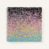 Trippy Funky pixated Polygender Prilag Notizblock (Vorderseite)