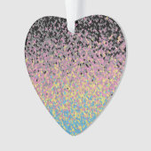 Trippy Funky pixated Polygender Prilag Ornament (Vorderseite)
