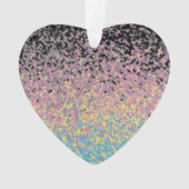 Trippy Funky pixated Polygender Prilag Ornament (Rückseite)