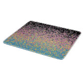 Trippy Funky pixated Polygender Prilag Schneidebrett (Ecke)