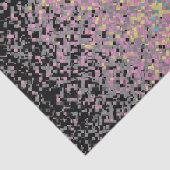 Trippy Funky pixated Polygender Prilag Seidenpapier (Ausschnitt)