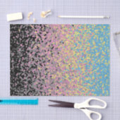 Trippy Funky pixated Polygender Prilag Seidenpapier (Handwerk)