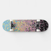 Trippy Funky pixated Polygender Prilag Skateboard (Horizontal)