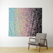 Trippy Funky pixated Polygender Prilag Wandteppich (Beispiel (Horizontal))