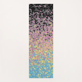 Trippy Funky pixated Polygender Prilag Yogamatte (Vorderseite)