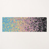 Trippy Funky pixated Polygender Prilag Yogamatte (Vorderseite (Horizontal))