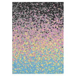 Trippy Funky Pixelated Polygender-Stolz-Flagge Tischdecke