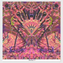 Trippy Garland Aufkleber