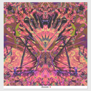 Trippy Garland Aufkleber