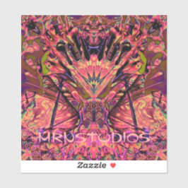 Trippy Garland Aufkleber