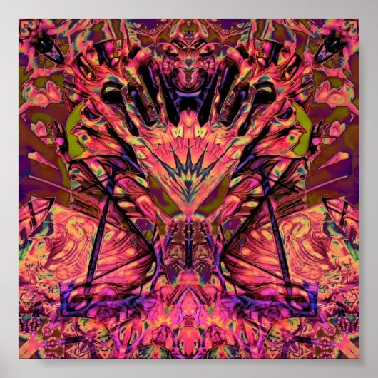 Trippy Garland Poster (Vorne)