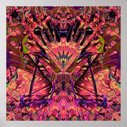 Trippy Garland Poster (Vorne)