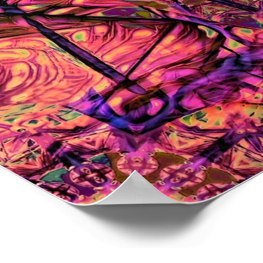 Trippy Garland Poster (Ecke)