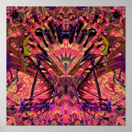 Trippy Garland Poster