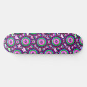 Trippy Gefärbte Krawatte Art Skateboard (Horizontal)