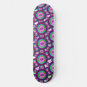 Trippy Gefärbte Krawatte Art Skateboard