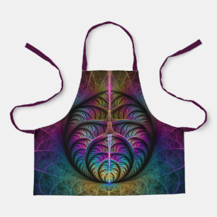 Trippy Gemustert Colorado Abstraktes Fraktal Kunst Schürze