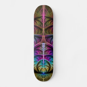 Trippy Gemustert Colorado Abstraktes Fraktal Kunst Skateboard