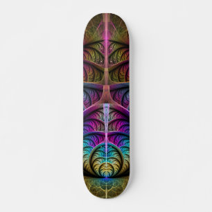 Trippy Gemustert Colorado Abstraktes Fraktal Kunst Skateboard