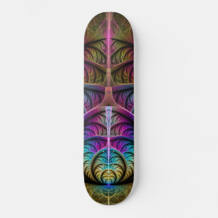 Trippy Gemustert Colorado Abstraktes Fraktal Kunst Skateboard