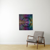 Trippy Gemustert Colorado Abstraktes Fraktal Kunst Wandteppich (Beispiel)
