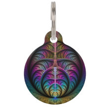 Trippy gemustertes farbenfrohes abstraktes Fraktal