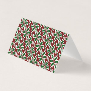 Trippy geschwungene Retro-Mod-Christmas-Streifenmu
