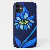 Trippy Goth Creepy Eye Flower Case-Mate iPhone Hülle (Rückseite)