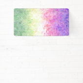 Trippy Groovy Boho Abstrakt Genderdoe Pride Flag Banner (InSitu)
