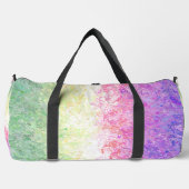 Trippy Groovy Boho Abstrakt Genderdoe Pride Flag Duffle Bag (Vorderseite)