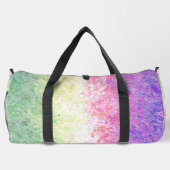 Trippy Groovy Boho Abstrakt Genderdoe Pride Flag Duffle Bag (Rückseite)