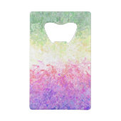 Trippy Groovy Boho Abstrakt Genderdoe Pride Flag Geldbeutel Flaschenöffner (Rückseite)