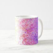 Trippy Groovy Boho Abstrakt Genderdoe Pride Flag Kaffeetasse (VorderseiteRechts)