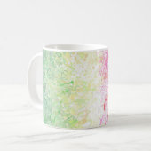 Trippy Groovy Boho Abstrakt Genderdoe Pride Flag Kaffeetasse (Vorderseite Links)