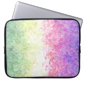 Trippy Groovy Boho Abstrakt Genderdoe Pride Flag Laptopschutzhülle (Vorderseite)