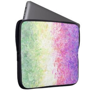 Trippy Groovy Boho Abstrakt Genderdoe Pride Flag Laptopschutzhülle