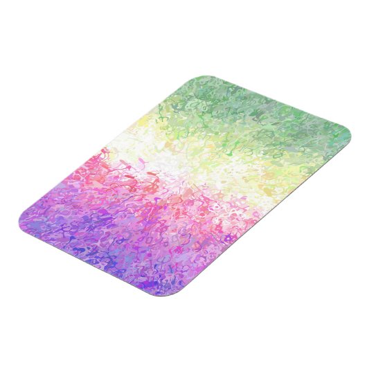 Trippy Groovy Boho Abstrakt Genderdoe Pride Flag Magnet (Linke Seite)