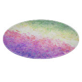 Trippy Groovy Boho Abstrakt Genderdoe Pride Flag Schneidebrett (Ecke)