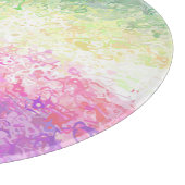 Trippy Groovy Boho Abstrakt Genderdoe Pride Flag Schneidebrett (Ecke)