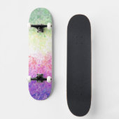 Trippy Groovy Boho Abstrakt Genderdoe Pride Flag Skateboard (Vorderseite)