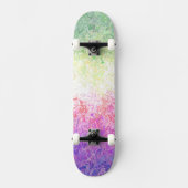 Trippy Groovy Boho Abstrakt Genderdoe Pride Flag Skateboard (Vorderseite)