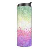 Trippy Groovy Boho Abstrakt Genderdoe Pride Flag Thermosbecher (Nach links gedreht)
