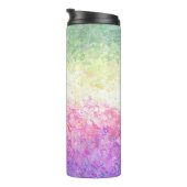 Trippy Groovy Boho Abstrakt Genderdoe Pride Flag Thermosbecher (Nach rechts gedreht)