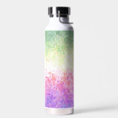 Trippy Groovy Boho Abstrakt Genderdoe Pride Flag Trinkflasche (Links)