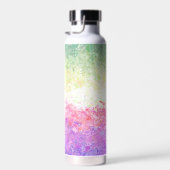Trippy Groovy Boho Abstrakt Genderdoe Pride Flag Trinkflasche (Rechts)