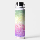 Trippy Groovy Boho Abstrakt Genderdoe Pride Flag Trinkflasche (Rückseite)